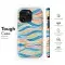 60s Watercolor Style Wavy Phone Case iPhone Samsung Cover Pixel 3365 - Image 6