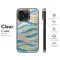 60s Watercolor Style Wavy Phone Case iPhone Samsung Cover Pixel 3365 - Image 8