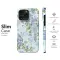 Google Pixel 2 XL Vintage Blue Victorian Floral Toile Phone Case - Image 7