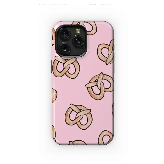 Google Pixel 2 Sweet & Salty Pink Pretzel Art Phone Case
