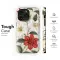 Google Pixel 2 Vintage Crimson & Cream Floral Garden Phone Case - Image 6