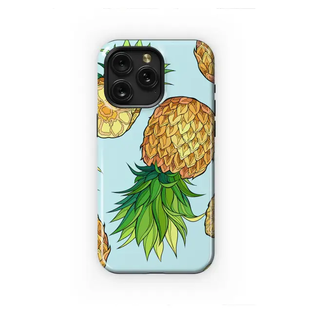Google Pixel 3a XL Illustrated Pineapple Tropical Summer Vibe Phone Case