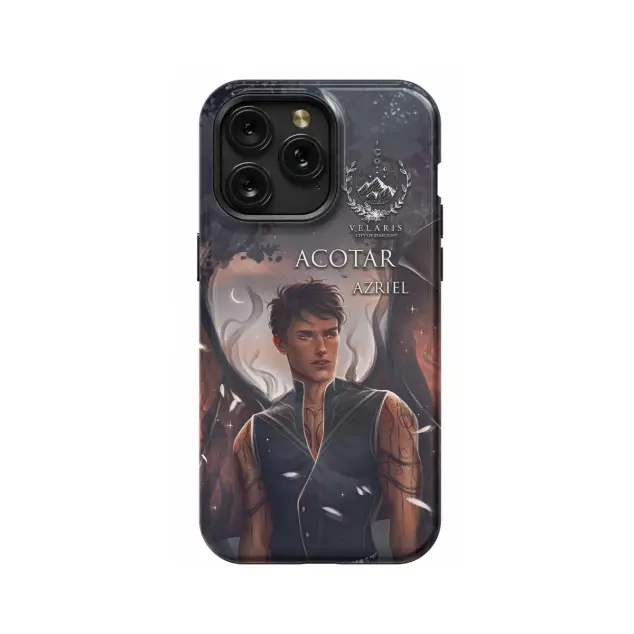 Google Pixel 6 Pro Night Court Symbol Acotar Acomaf Velaris Mountain Stars Phone Case