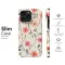 Google Pixel 6 Pro Vintage Coral Poppy Garden Art Phone Case - Image 7