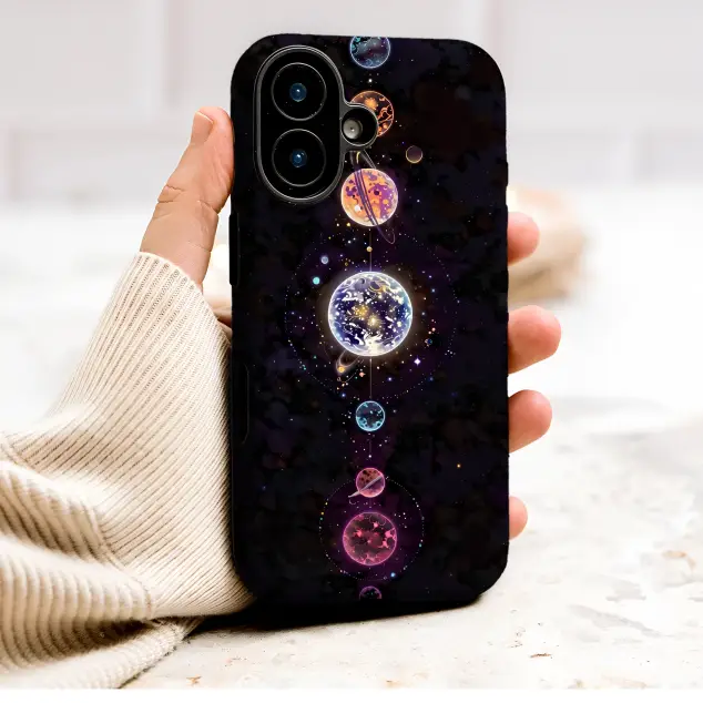 Google Pixel 6a Celestial Planet Alignment Cosmic Galaxy Art Mini S S Phone Case