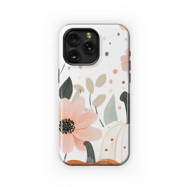 Google Pixel 7 Cozy Autumn Pumpkin Floral Garden Phone Case