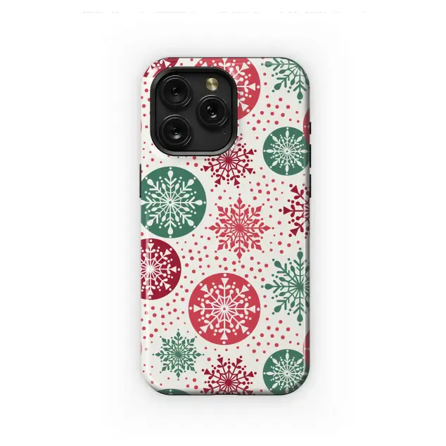 Google Pixel 8 Pro Red Green Holiday Snowflake Pattern Mini S S Phone Case