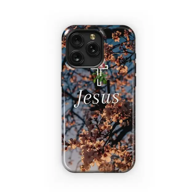 Google Pixel 8 Jesus Cross Blooming Branch Faith Phone Case