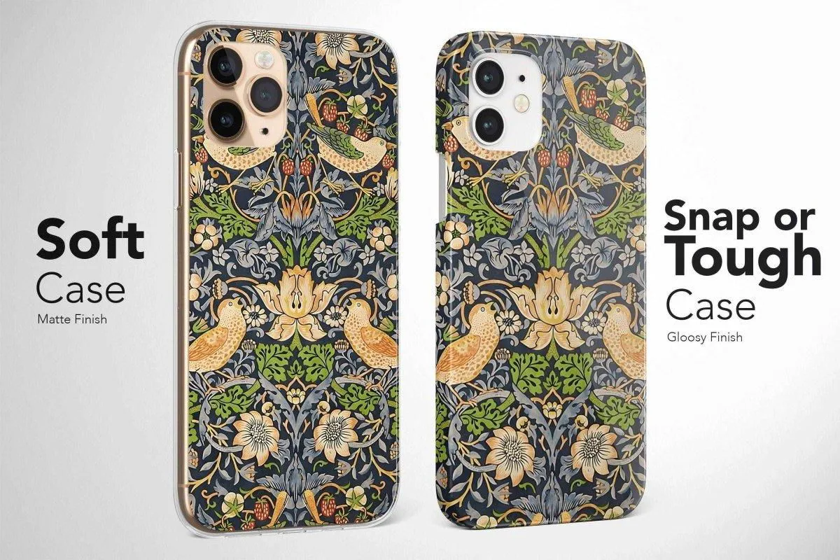 Google Pixel 8 William Morris Aesthetic Vintage Phone Case - Image 1