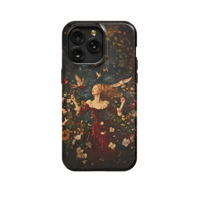 Google Pixel 8a Renaissance Elegance A Dancing Woman with Wine and Flowers Phone Case