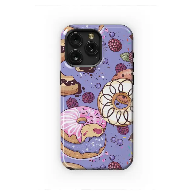 Google Pixel 9 Pro XL Sweet Donut & Berry Fantasy Art Phone Case