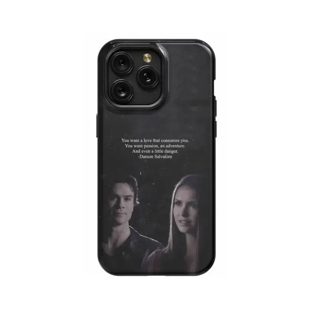 Google Pixel 9 Pro XL TVD The Vampire Diaries Damon Salvatore Quote # Phone Case