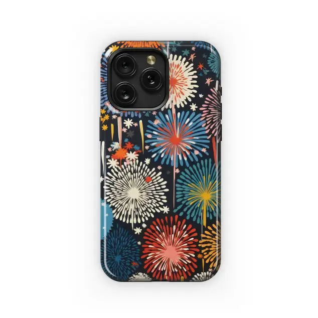 Google Pixel 9 Pro Colorful Fireworks Night Sky Pattern Mini S S Phone Case