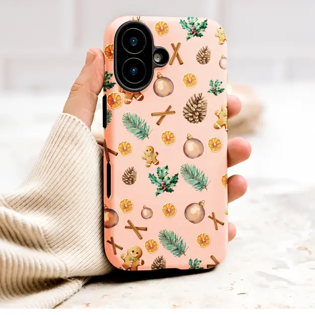 Google Pixel 9 Pro Festive Gingerbread Holiday Spice Pattern Design S S Phone Case