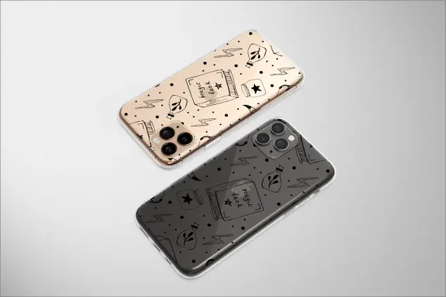 HMD Pulse Plus Clear Sketches of Spells and Potions Phone Case