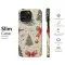 HMD Pulse Pro Vintage Christmas Tree and Red Bow Holiday Pattern S S Phone Case - Image 7