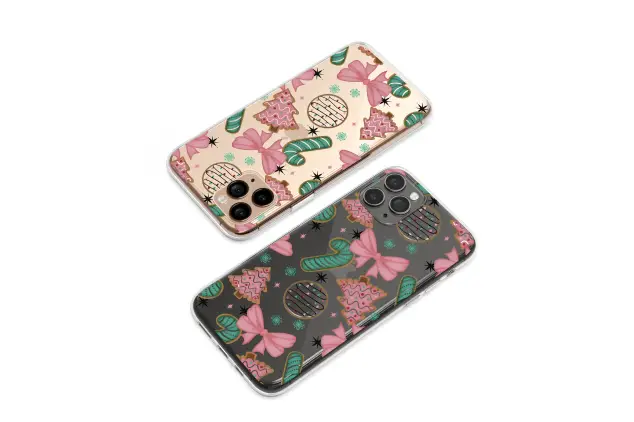 Honor 200 Pro Clear Clear Pastel Christmas Cookie Gingerbread Pattern S S Phone Case