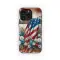 Honor Magic 6 Pro American Flag Memorial Cross Watercolor Phone Case - Image 1