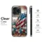 Honor Magic 6 Pro American Flag Memorial Cross Watercolor Phone Case - Image 8
