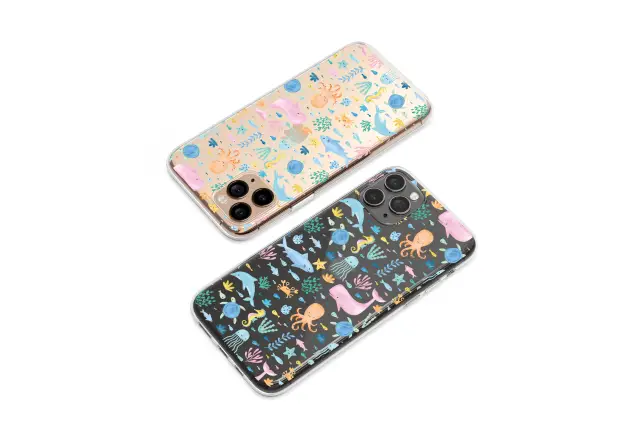 Honor Magic 6 Pro Clear Watercolor Ocean Friends Undersea Dream Phone Case