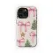 Honor Magic 6 Pro Vintage Pink Christmas Bow Pattern Phone Case - Image 1
