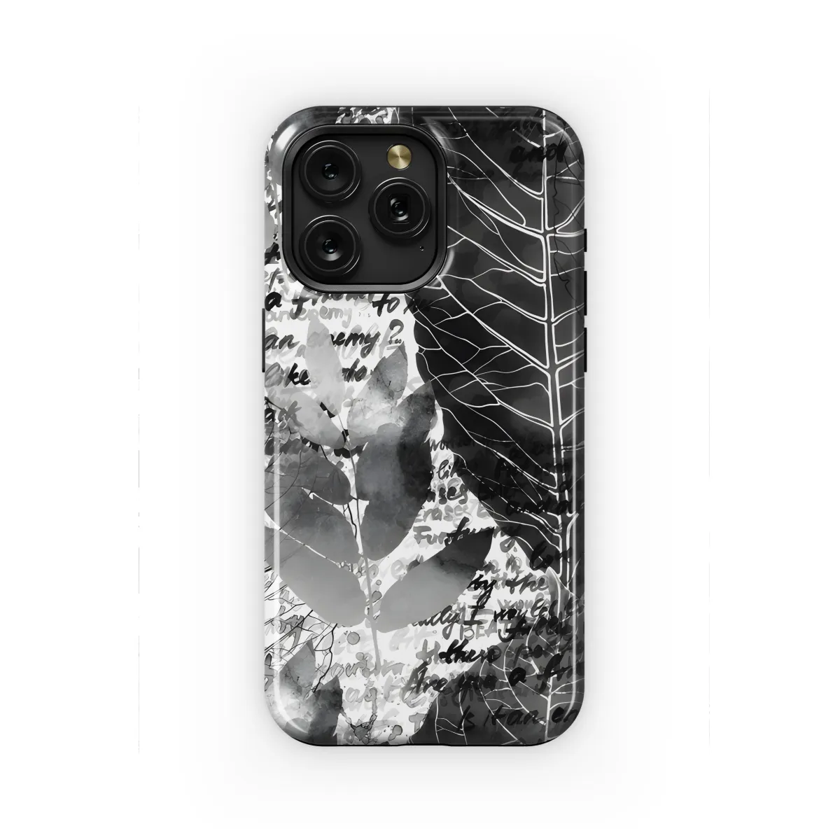 Honor Magic 6 Pro Vintage Seamless Leaf Letter Pattern Phone Case - Image 1