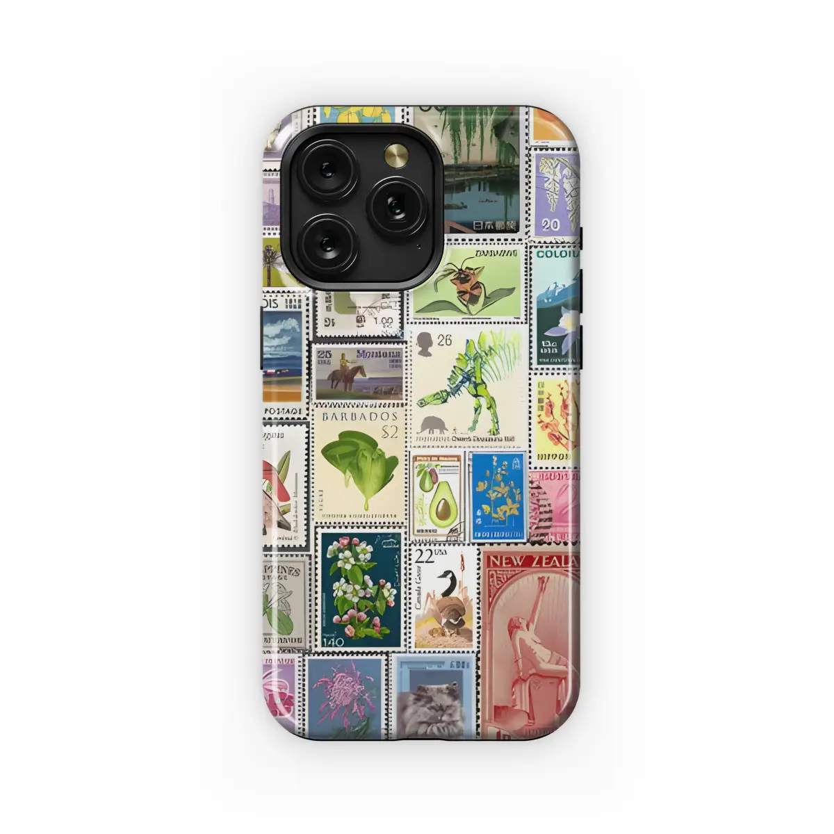 Honor Magic 6 Pro Vintage Stamps Collage Phone Case - Image 1