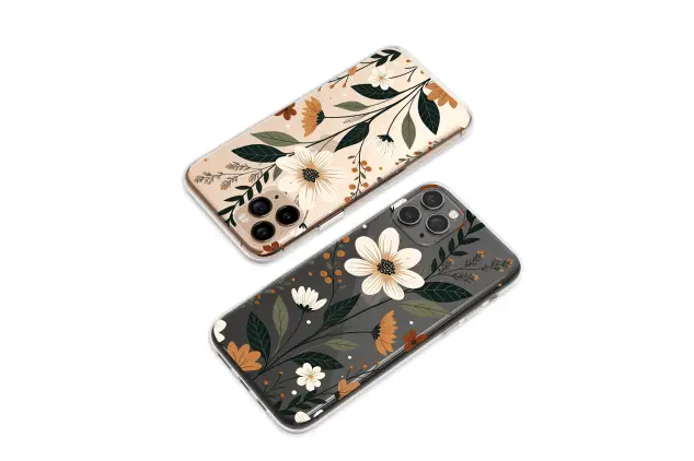 Huawei Mate 20 Pro Clear Midnight Meadow Earthy Floral Art Phone Case
