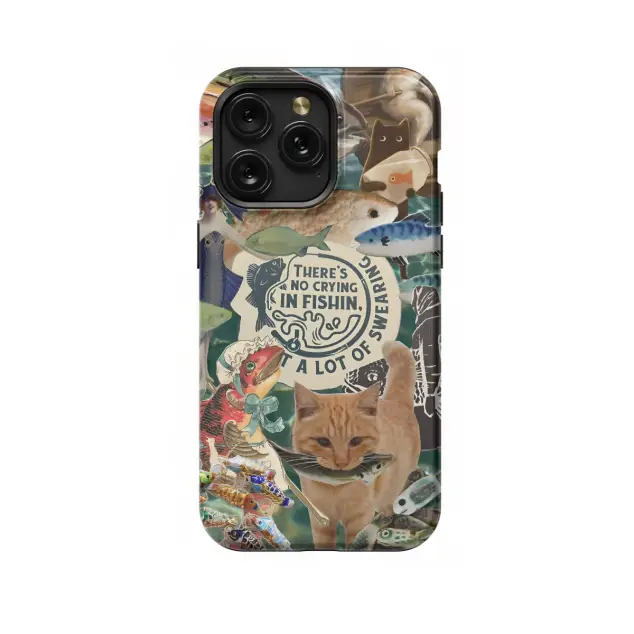 Huawei Nova 8i Fish Fishing Ocean Cat Phone Case