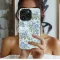 Huawei P10 Lite Vintage Blue Floral Pattern Phone Case - Image 2