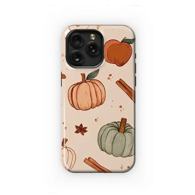 Huawei P20 Lite 2019 Cozy Pumpkin and Apple Spice Art Phone Case