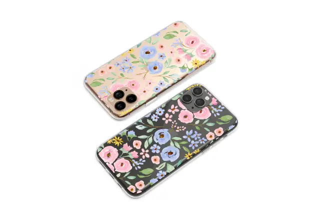 Huawei P30 Pro Clear Pastel Watercolor Midnight Garden Art Phone Case