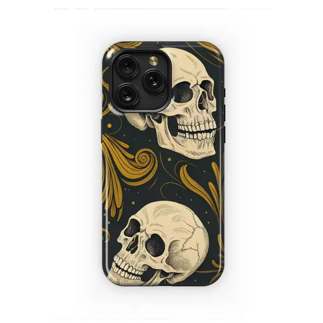 Huawei P30 Golden Flourish on Mortal Remains Phone Case
