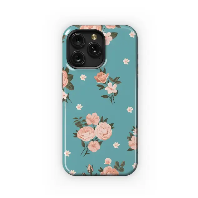 Huawei P40 Lite Summer Dress Vintage Roses Fabric Pattern Phone Case