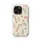 Motorola Edge 50 Neo Vintage Candy Cane Holiday Botanical Art Phone Case - Image 1