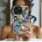 Motorola Edge 50 Pro Blue Vintage Collage Design Phone Case - Image 2