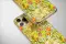 Motorola Edge 50 Pro Clear Golden Lily Vintage Tapestry Phone Case - Image 4