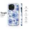 Motorola Edge 50 Pro Cobalt Dreams Watercolor Floral Art Phone Case - Image 6