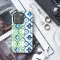 Motorola Edge 50 Pro Moroccan Ogee Indigo Green Watercolor Phone Case - Image 3