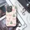 Motorola Edge 50 Vintage Pink Christmas Bow Pattern Phone Case - Image 3