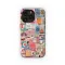 Motorola Edge 50 Vintage Postage Collage Phone Case - Image 1