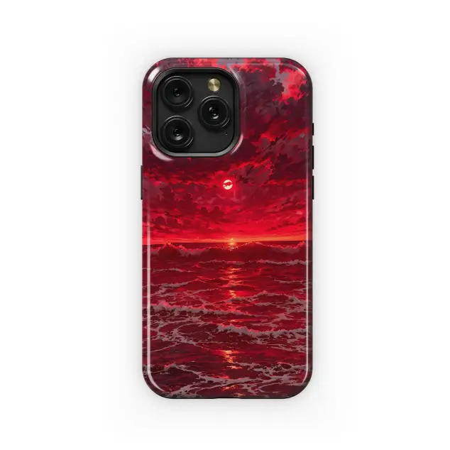 Motorola Moto Edge 50 Ultra Crimson Sea Sunset Phone Case
