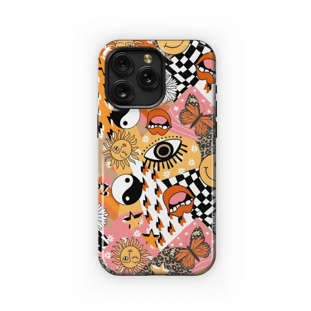 Motorola Moto Edge 50 Ultra Groovy Retro Vibes Phone Case