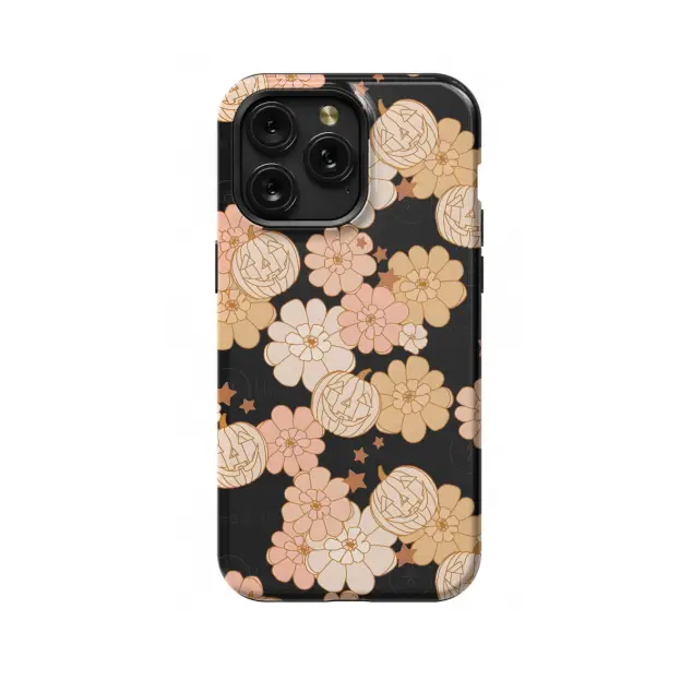Motorola Moto Edge 50 Ultra Halloween Flower Daisy Pumpkin Phone Case