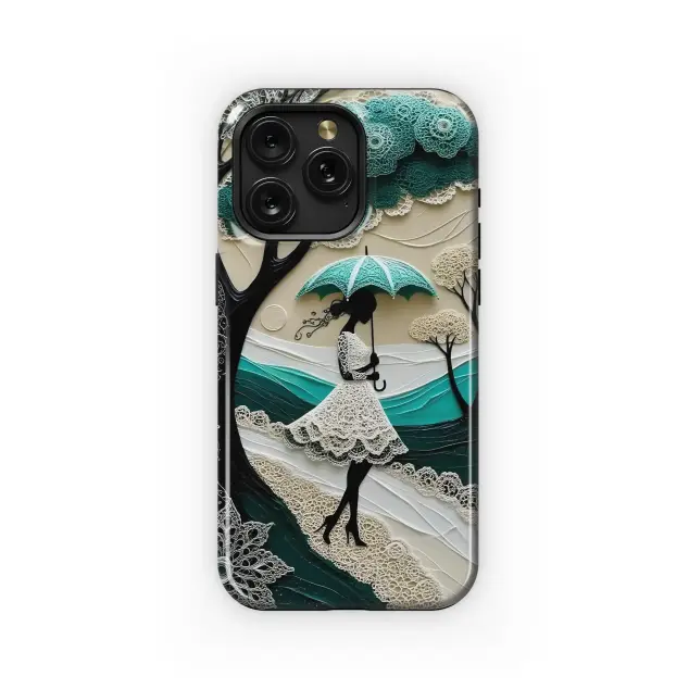 Motorola Moto Edge 50 Ultra Lace Lady Under Umbrella Phone Case