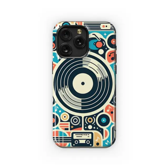 Motorola Moto Edge 50 Ultra Monochrome Vinyl Record Phone Case