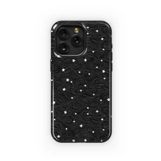 Motorola Moto Edge 50 Ultra Night Sky Waves Stars Phone Case