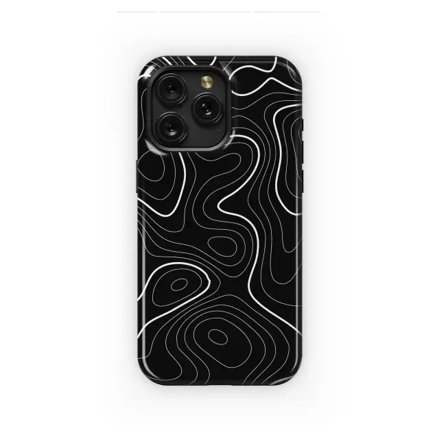 Motorola Moto Edge 50 Ultra Topographic Lines Art Phone Case