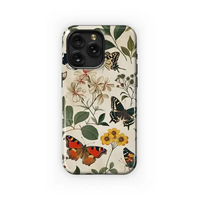 Motorola Moto G31 Botanical Butterflies Design Phone Case