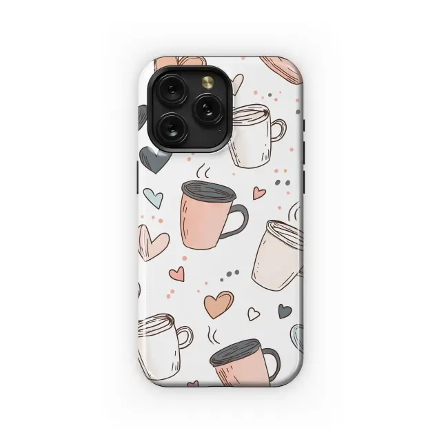 Motorola Moto G31 Cozy Coffee Hearts Phone Case